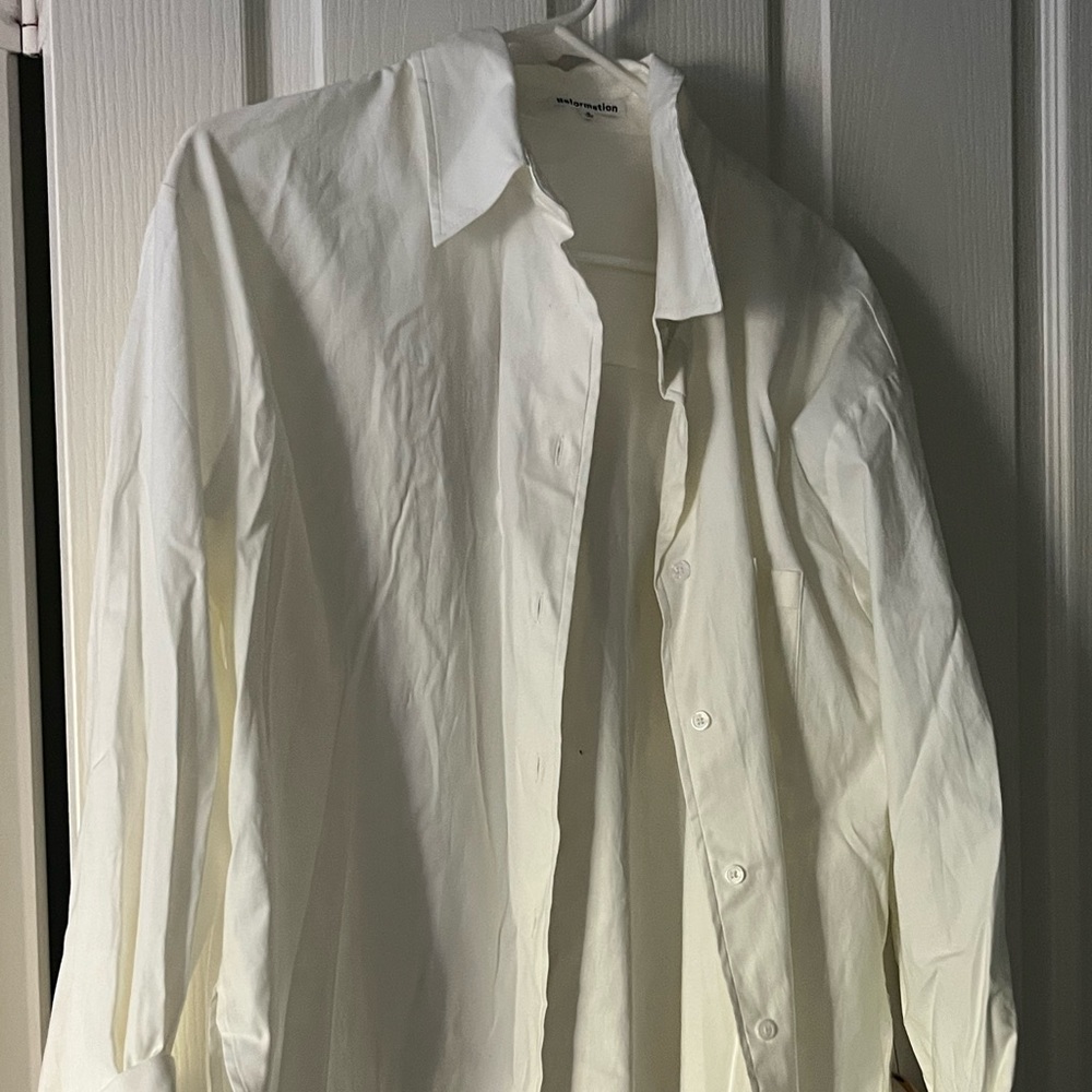 Reformation cotton button up